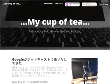 Tablet Screenshot of mycupoftea.cc